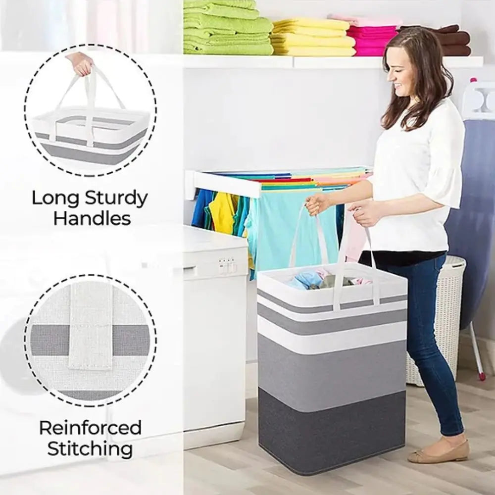 Foldable Square Laundry Basket