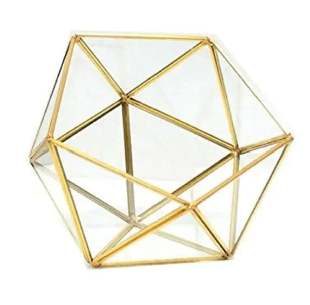 Classic Geometric Glass Terrarium